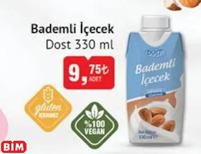 DOST  BADEMLİ İÇECEK
